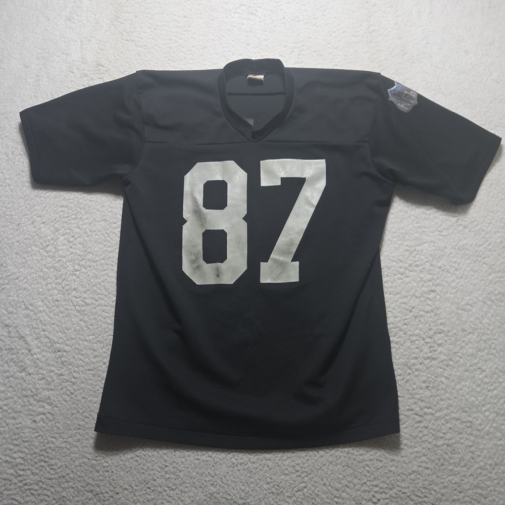 VTG 70s Rawlings Adult Size Large #87 Dave Casper NFL Jersey Oakland Raiders